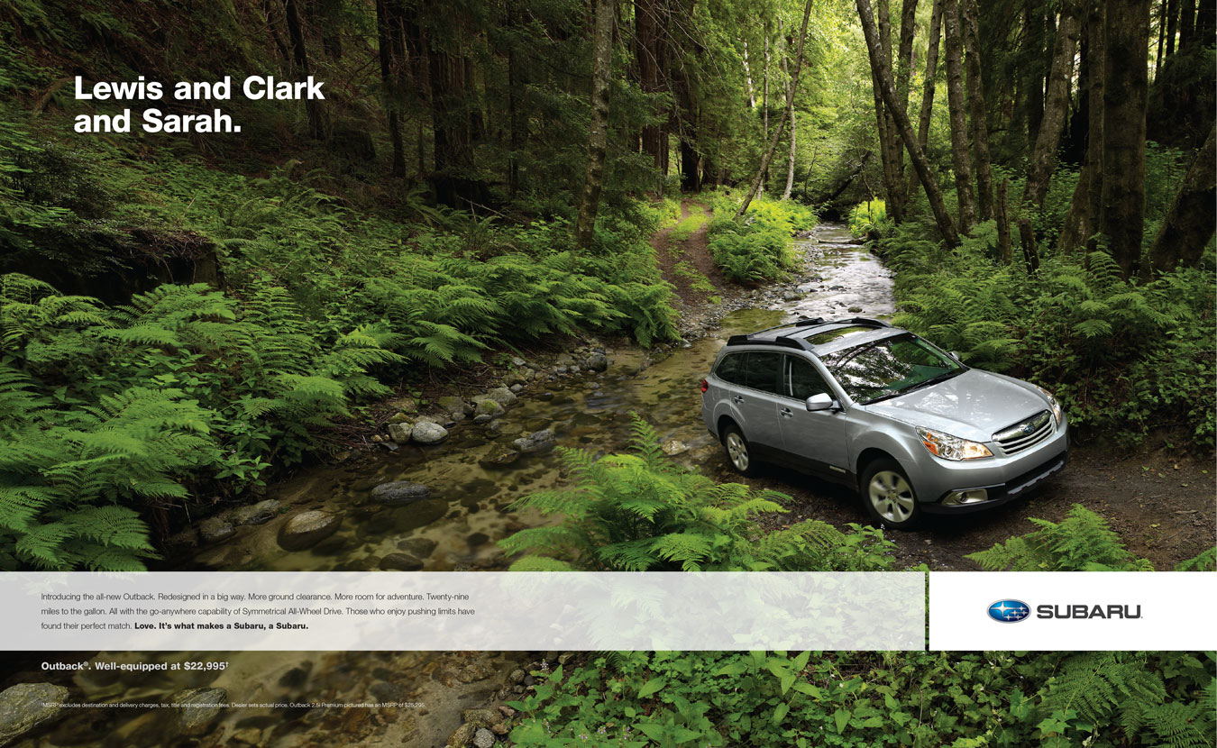 Subaru ad — Lewis & Clark